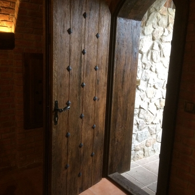 Dubové kartáčované dvere masívne - exteriérové dvere s akusticko-tepelnou izoláciou freestylefurnituresk